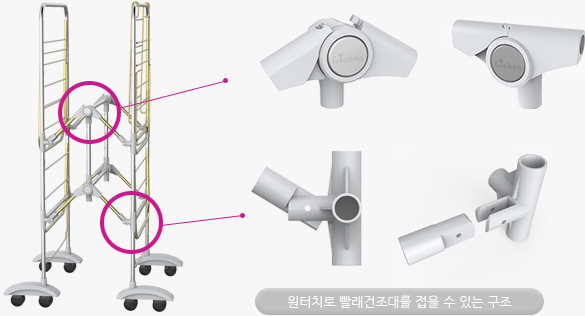 원터치빨래건조대